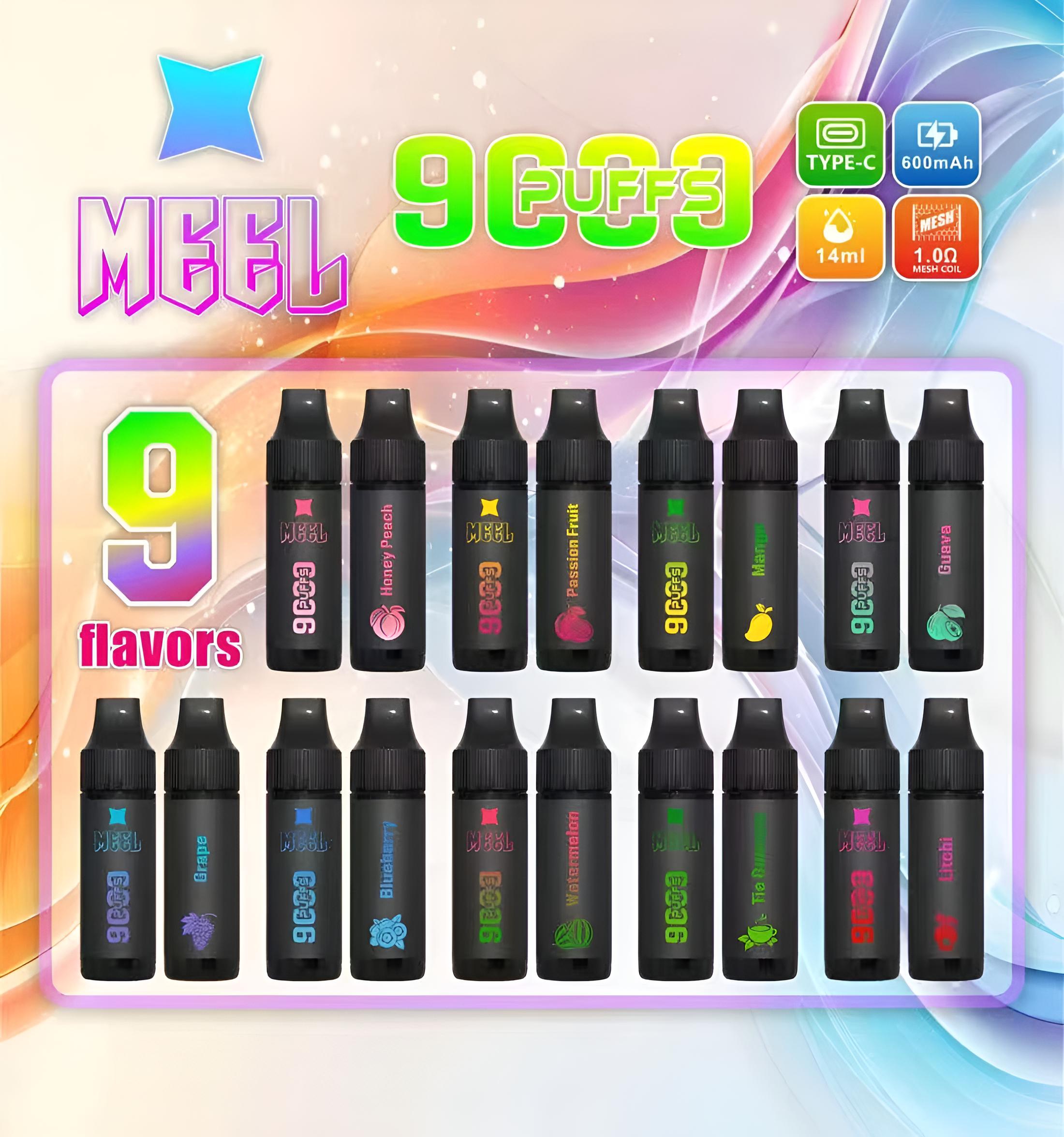 meel 9000 puffs 拋棄式電子煙