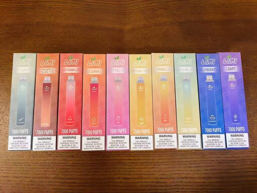 LIMI 7000口PUFFS 發光拋棄式電子煙 台灣一次性電子煙推薦：圖片 2