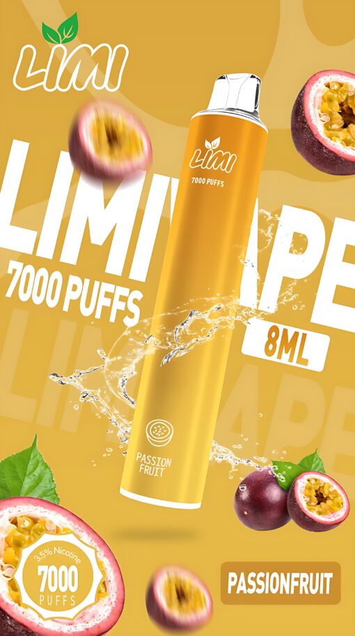 LIMI 7000口PUFFS 發光拋棄式電子煙 台灣一次性電子煙推薦：圖片 4