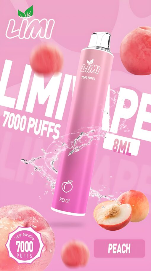 LIMI 7000口PUFFS 發光拋棄式電子煙 台灣一次性電子煙推薦：圖片 5